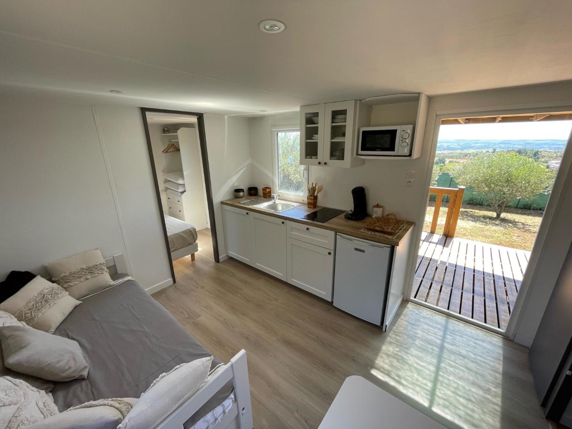 Mobil-home En Pleine Nature A 3 Mins Du Du Salagou Avec Vue Panoramique * Lacoste (Herault)